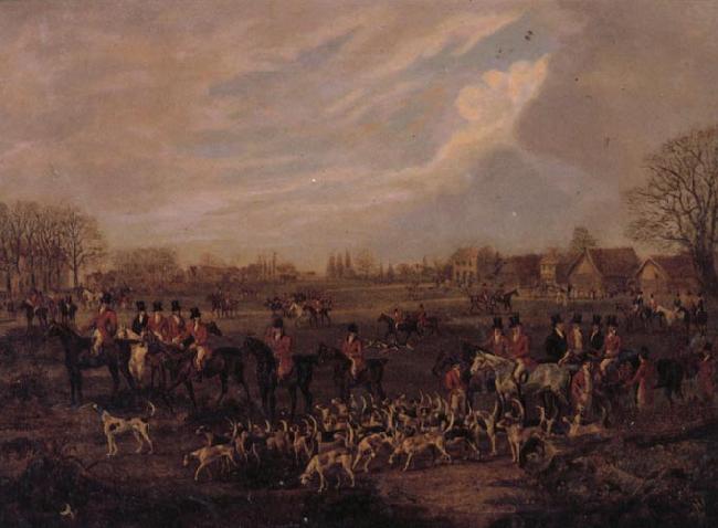 Dean Wolstenholme The Essex Hunt,1831 A set of Four Paintings oil painting image